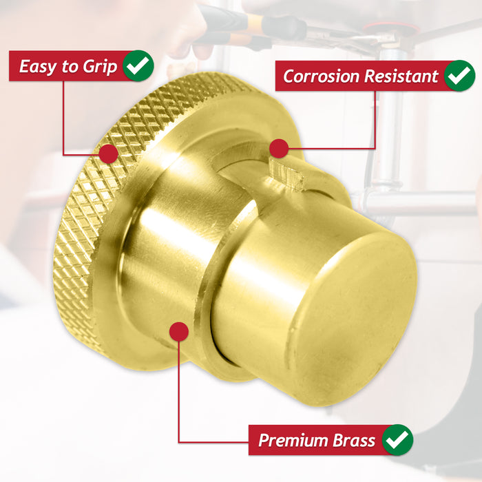 Cooker Hose Blanking Plug 1/2" BS669 Standard Brass Bayonet Gas Connector Safety Socket