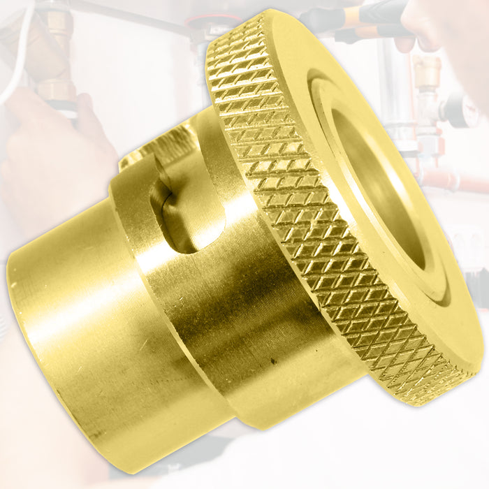 Cooker Hose Blanking Plug 1/2" BS669 Standard Brass Bayonet Gas Connector Safety Socket