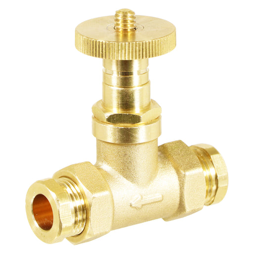 Fusible Head Fire Safety Valve for Central Heating Oil Line (3/8" BSP or 10mm Compression Connection)