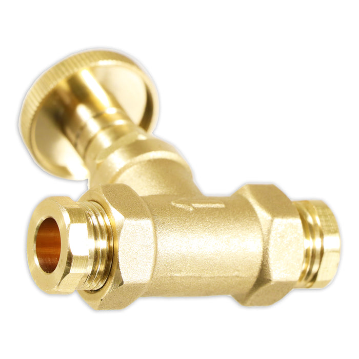 Fusible Head Fire Safety Valve for Central Heating Oil Line (3/8" BSP or 10mm Compression Connection)