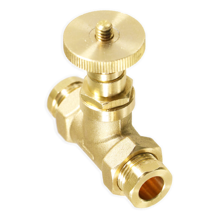 Fusible Head Fire Safety Valve for Central Heating Oil Line (3/8" BSP or 10mm Compression Connection)