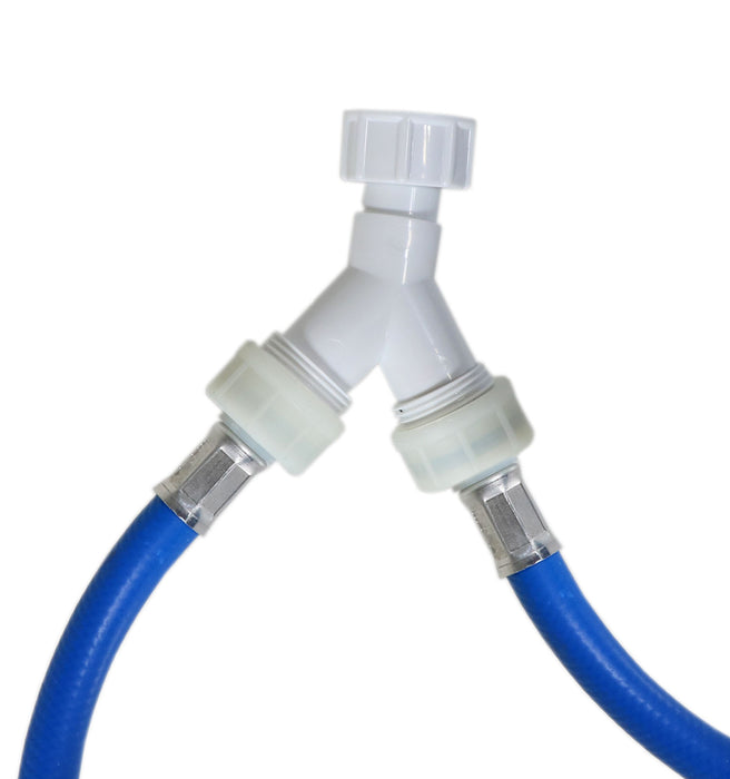 Hose Y Piece Connector Washing Machine Dishwasher 3/4 Inch BSP Inlet Splitter