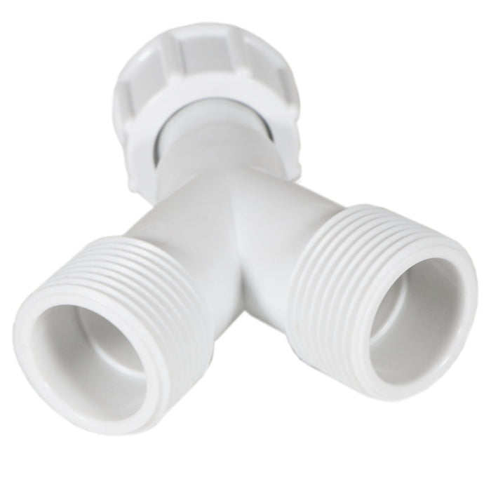 Y Piece Hose Connector Washing Machine Dishwasher 3/4 Inch BSP Inlet Splitter