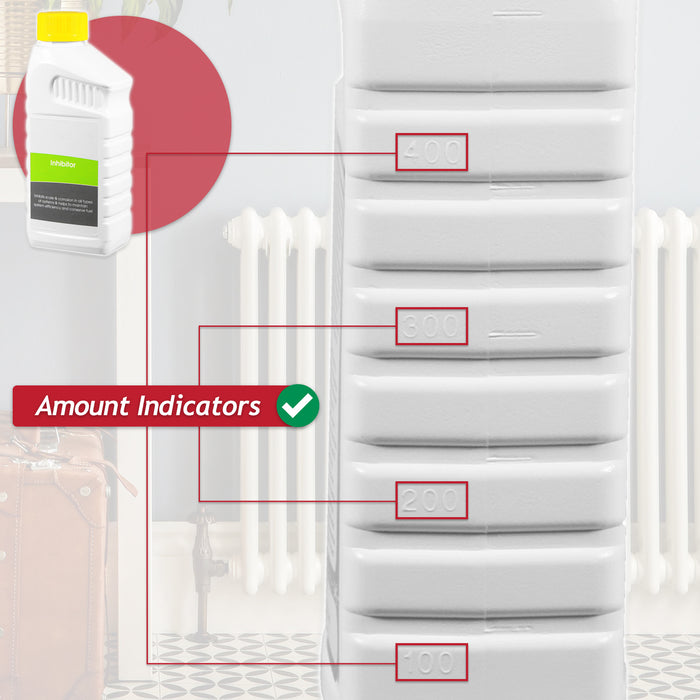 Central Heating Inhibitor Concentrate Anti Corrosion Scale Radiator Liquid (500ml Bottle)