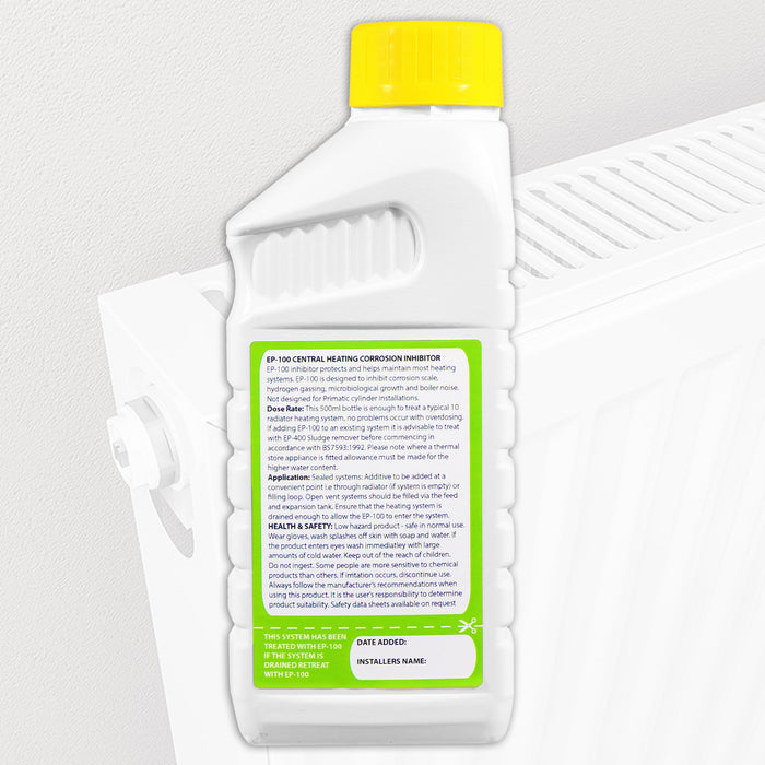 Central Heating Inhibitor Concentrate Anti Corrosion Scale Radiator Liquid (500ml Bottle)