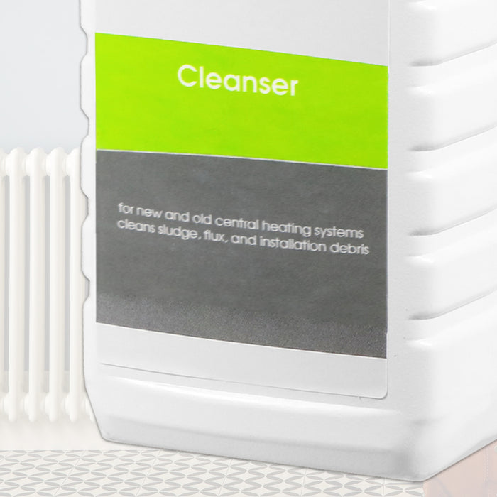 Central Heating Cleanser Concentrate Sludge Rust Debris Cleaner Radiator Liquid (500ml Bottle)