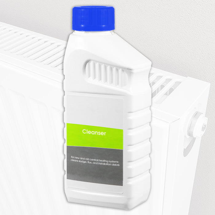 Central Heating Cleanser Concentrate Sludge Rust Debris Cleaner Radiator Liquid (500ml Bottle)