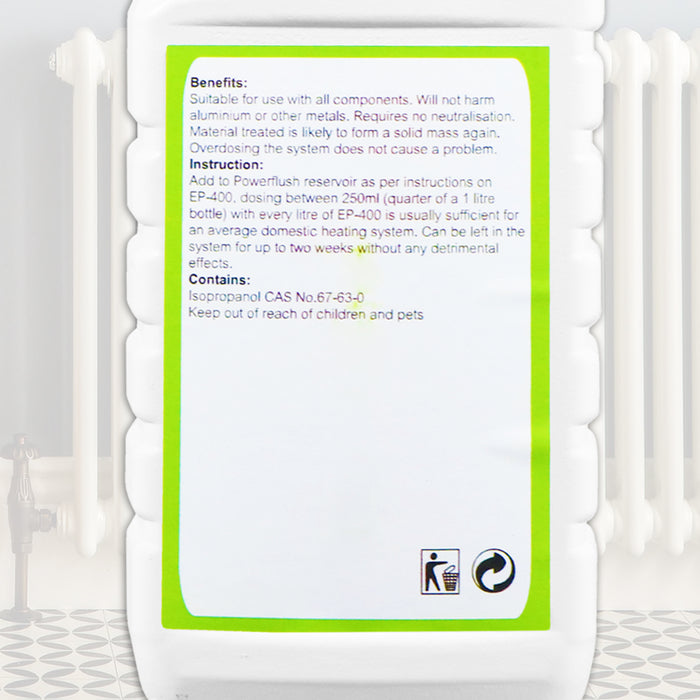 Central Heating Sludge Remover Concentrate Radiator Boiler Pipes Liquid (500ml Bottle)