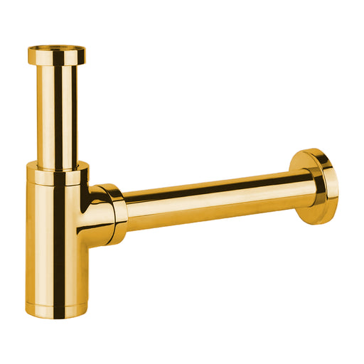 Bottle Sink Basin Trap 40mm / 1.5" Luxury Round Deodorant Waste Pipe Outlet (Gold)
