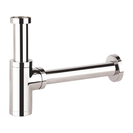 Bottle Sink Basin Trap 40mm / 1.5" Luxury Round Deodorant Waste Pipe Outlet (Chrome Silver)