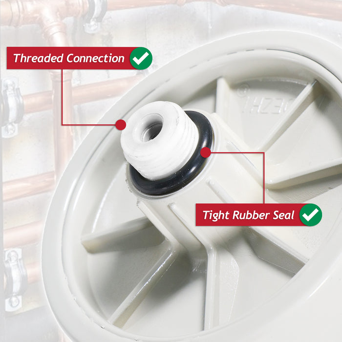 Potable Water Expansion Vessel 2 Litre 4 Bar 1/2" BSP Male Mini Pressure Tank