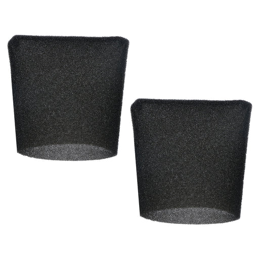 Foam Filter Sleeve for Grizzly NTS 1423-S Inox Wet & Dry Vacuum Cleaner (22cm, Pack of 2)