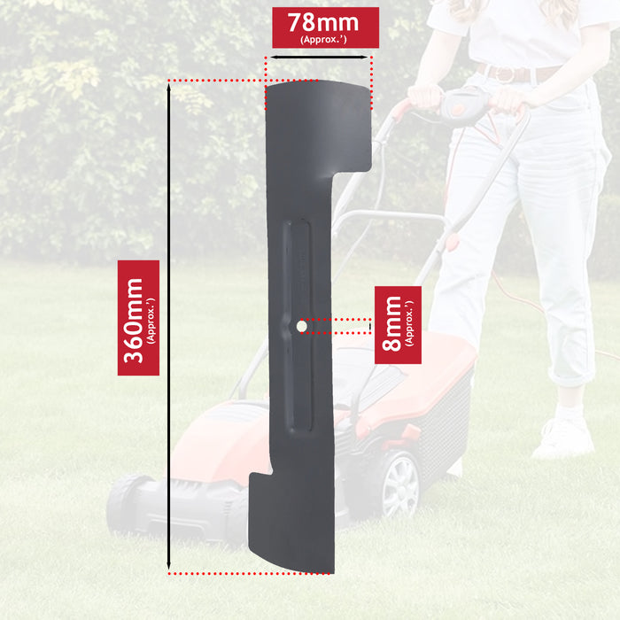 Blade for Flymo Speedi-Mo 360C 360VC Lawnmower 36cm Metal Lawn Mower FLY071