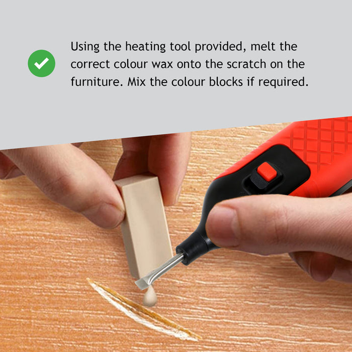 Laminate Flooring & Wood Furniture Repair & Wax Polish Kit