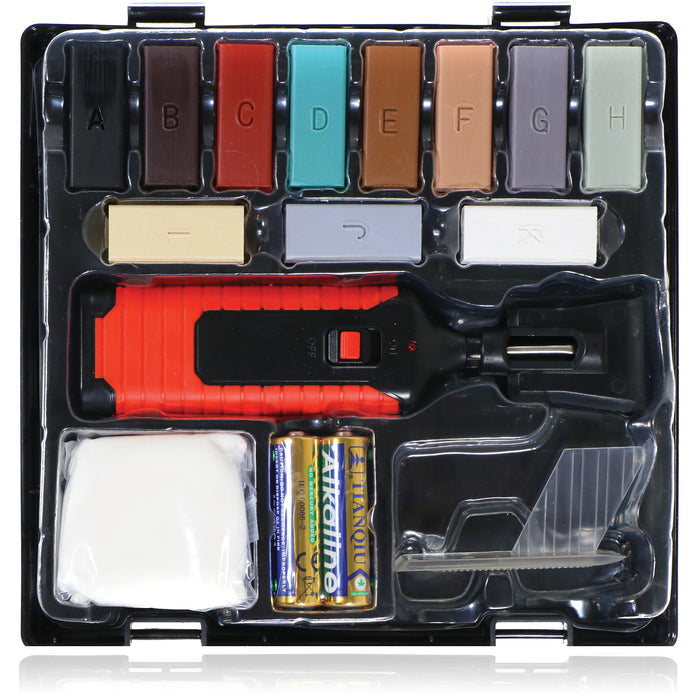 19 Piece Wood Wooden Flooring Surface Laminate Floor & Furniture Repair Kit