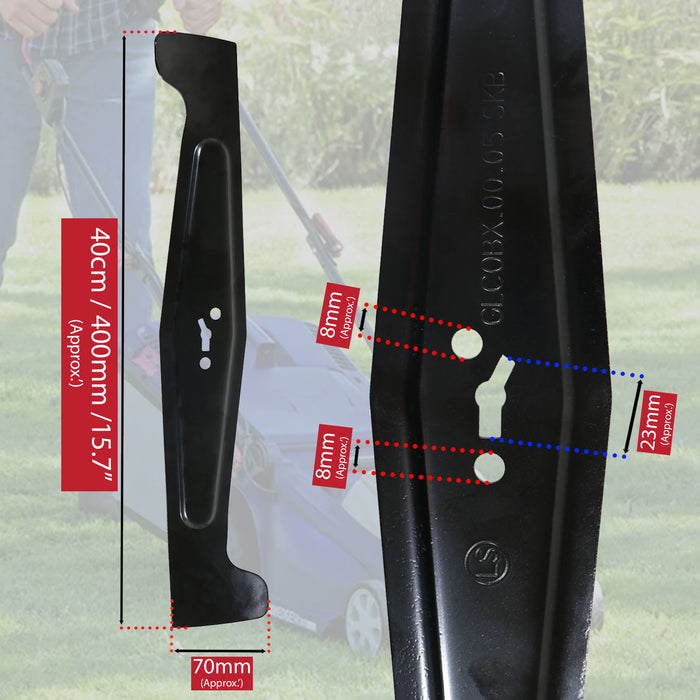 Blade for Spear & Jackson S4042X2CR Lawnmower Mower Grass Metal Cutter 40cm