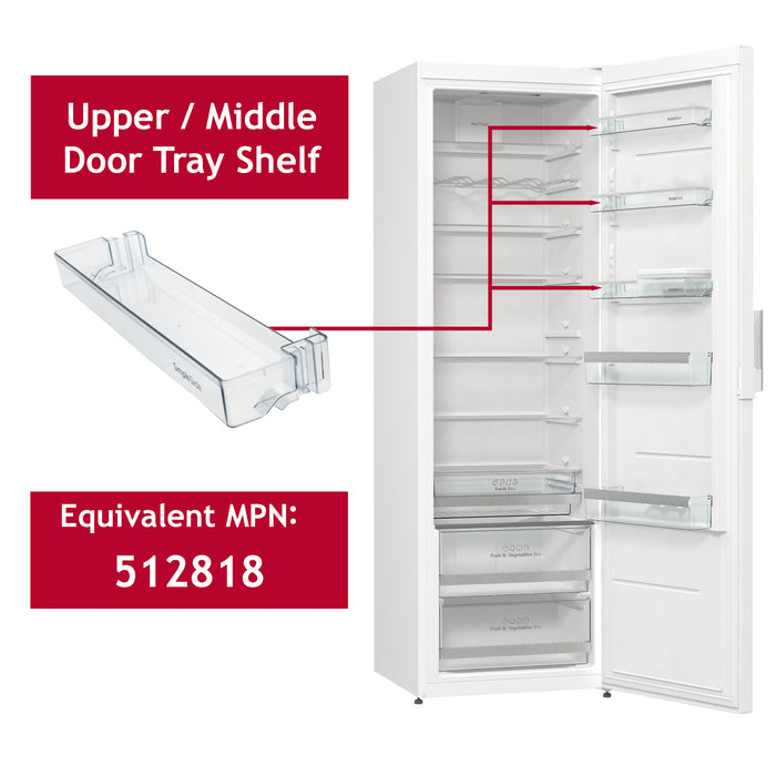 Hisense Fridge Door Shelf Tray 512818 RL478D4BCE RL478D4BFE RL478D4BWE
