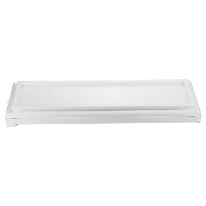White Door Compartment & Handle Evaporator Flap for Smeg Baumatic Frigidaire LEC Fridge Freezer