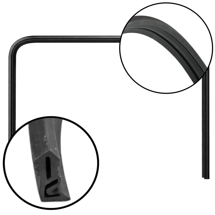 Door Seal for Beko Dishwasher Upper Top 3 Side 1775mm BDFN BDIN DSFN DFN DIN DSN