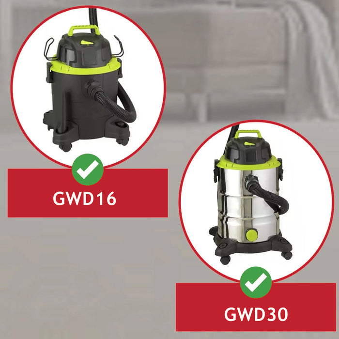 Dusting Brush for Guild 16L 30L GWD16 GWD30 Vacuum Crevice Tool 2-in-1 35mm