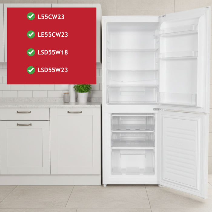 Logik Freezer Drawer Middle L55CW23 LE55CW23 LSD55W18 LSD55W23 Basket Storage
