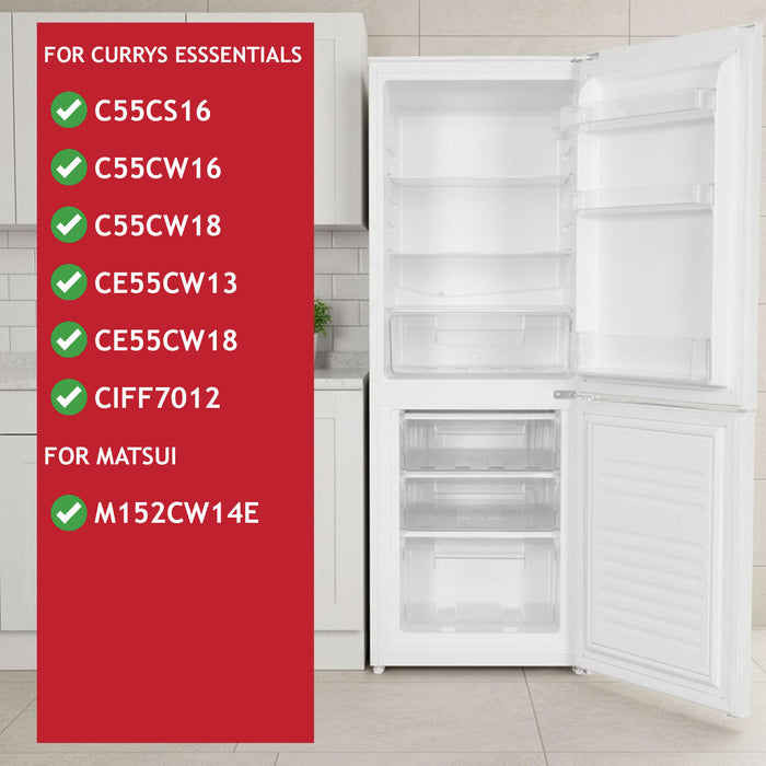 Currys Essentials Fridge Lower Door Shelf Bottle Tray C55CS16 C55CW16 C55CW18