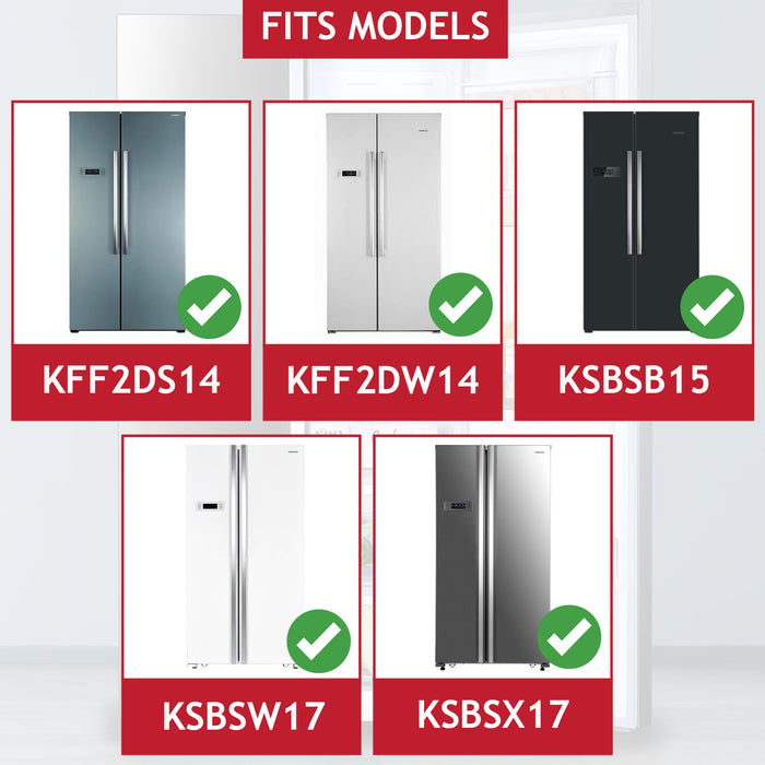Kenwood Upper Door Shelf Tray Fridge Freezer KFF2DS14 KFF2DW14 KSBSB15 295mm