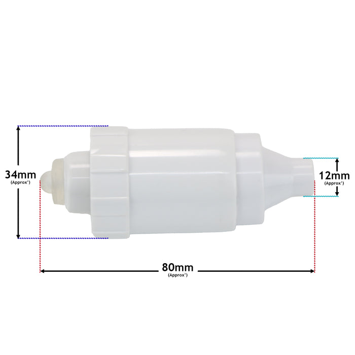 Water Tank Dispenser Nozzle Valve Plug For Kenwood KNFD60X19 KSBSDBD25 KSBSDXD25 Fridge Freezers