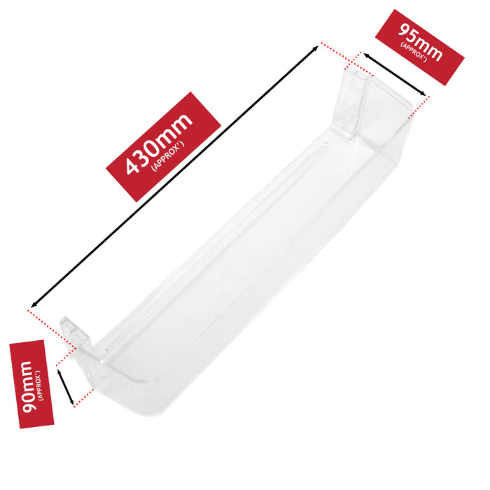 Logik Lower Fridge Door Shelf Bottle Rack LUR55W13E 501113040123 12131000005049