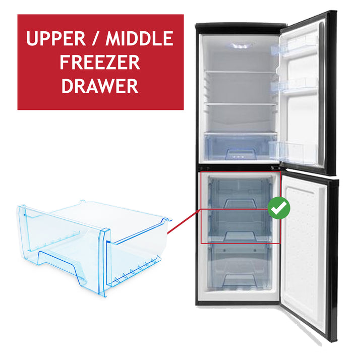 Bush Freezer Upper Middle Drawer Basket Box Frozen Food Container BFFF50152B