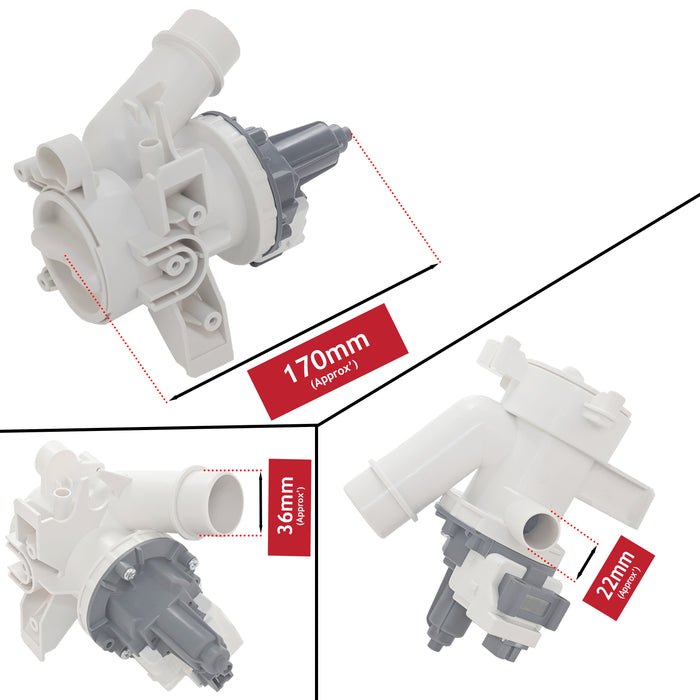 Lamona Washing Machine Drain Pump Filter Housing LAM8775 LAM8776 Prima Caple