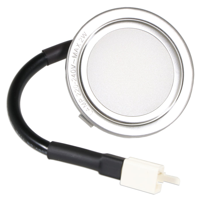 LED Light for Candy CBG CCE CGM Cooker Hood Extractor Vent Lamp Bulb Unit (Silver, 68mm, G4)