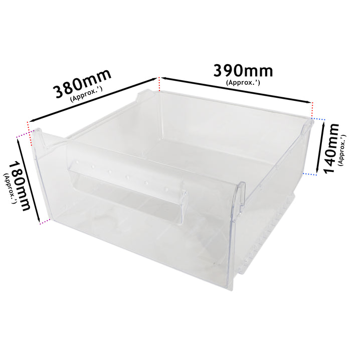 Candy Freezer Drawer Top Upper Middle Container Basket 390mm x 380mm x 180mm 49038175