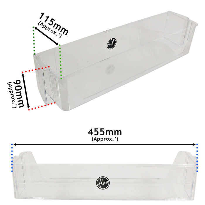Hoover Bottle Shelf Lower Door Tray Bottom Fridge Freezer H1826MNB5 HMNB6182 49042881