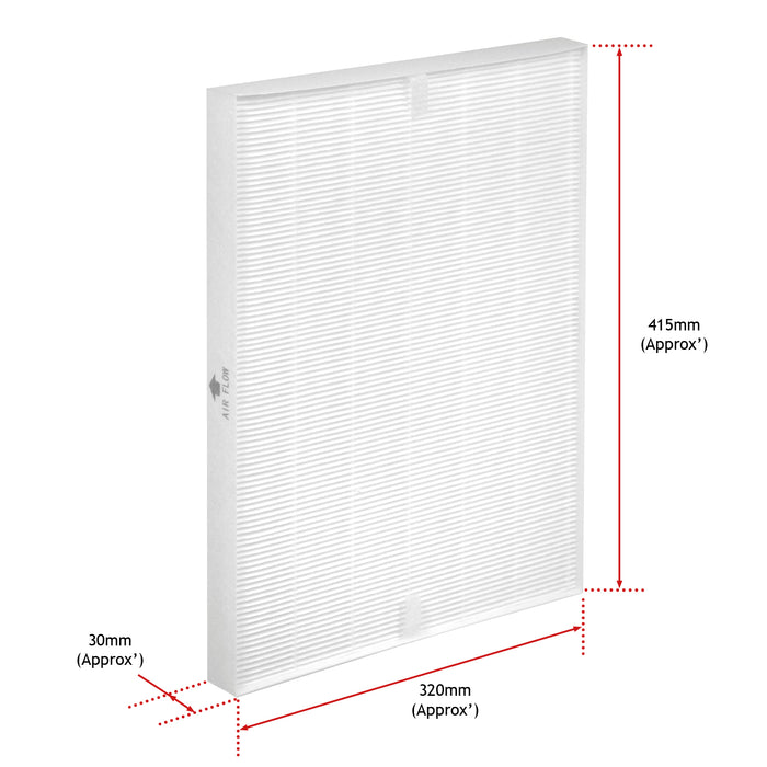 Replacement Filter Kit For Winix 115115 – HEPA Air Filter + 4 Carbon Filters For 5300/5500