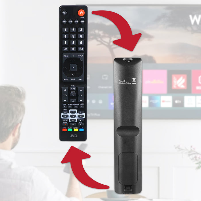 JVC RM-C3174 TV Remote Control LT24 LT32 LT40 LT42 LT50 LT55 Controller (504Q2220105)