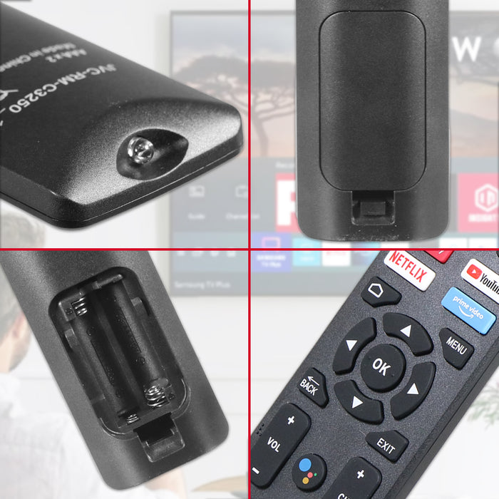 JVC RM-C3250 Voice Remote LT-40CA790 LT-40CA890 LT-43CA890 LT-50CA890 LT-55CA890 Smart TV Controller (504Q4360110)
