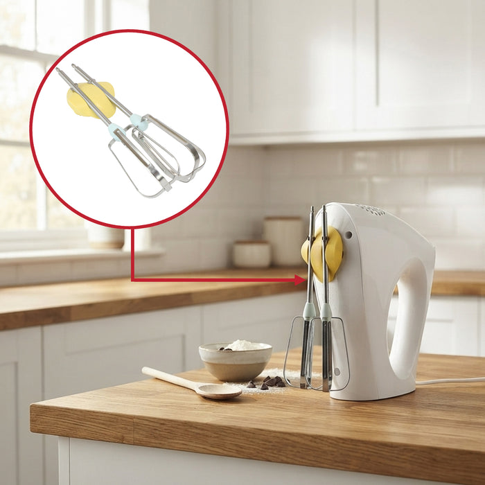 Flat Blade Beaters Whisks For Kenwood HM220 HM226 HM400 Hand Mixers With Grip Clip