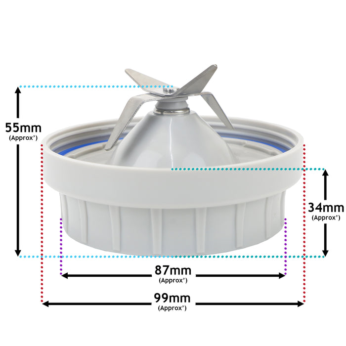 Blender Blade Hub Base & Seal For Kenwood Smoothie Maker 2Go BlendXtract 711635