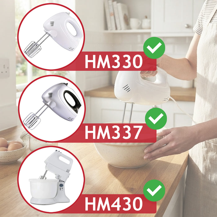 Flat Blade Beaters Whisks For Kenwood HM330 HM337 HM430 Hand Mixer 712153