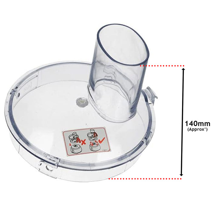 Kenwood Lid Food Processor Clear Top Bowl Cover FP480 FP580 FP690 FP910 FP920 FP925 FP950 716014