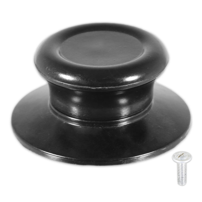 Pan Lid Knob Handle Kitchen Cookware Black Round Bakelite Hand Grip Replacement