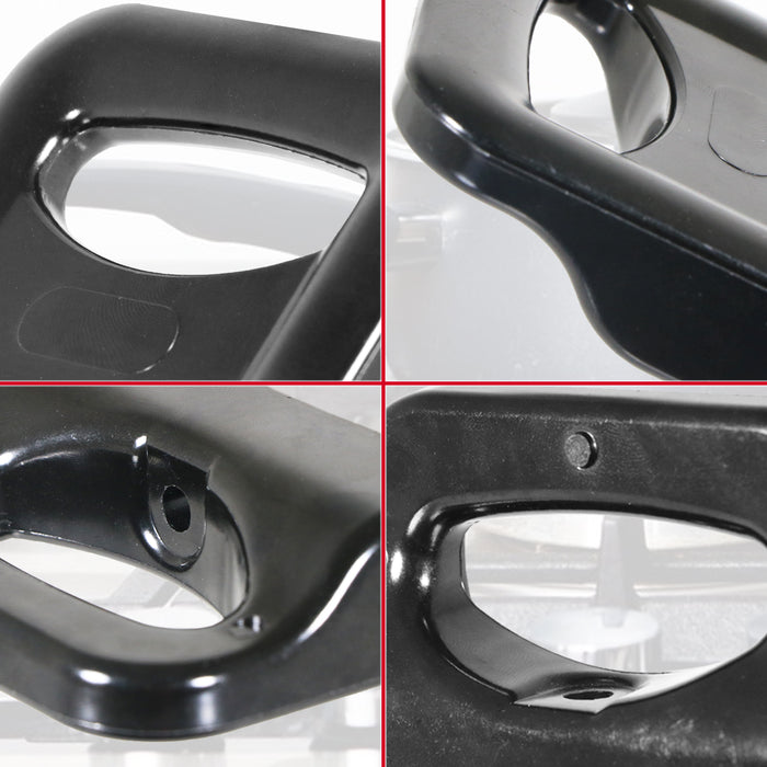 Side Pan Handle Curved Black Bakelite Saucepan Pot Steamer Pressure Cooker Cookware Grip Replacements (70mm, Pack of 2)