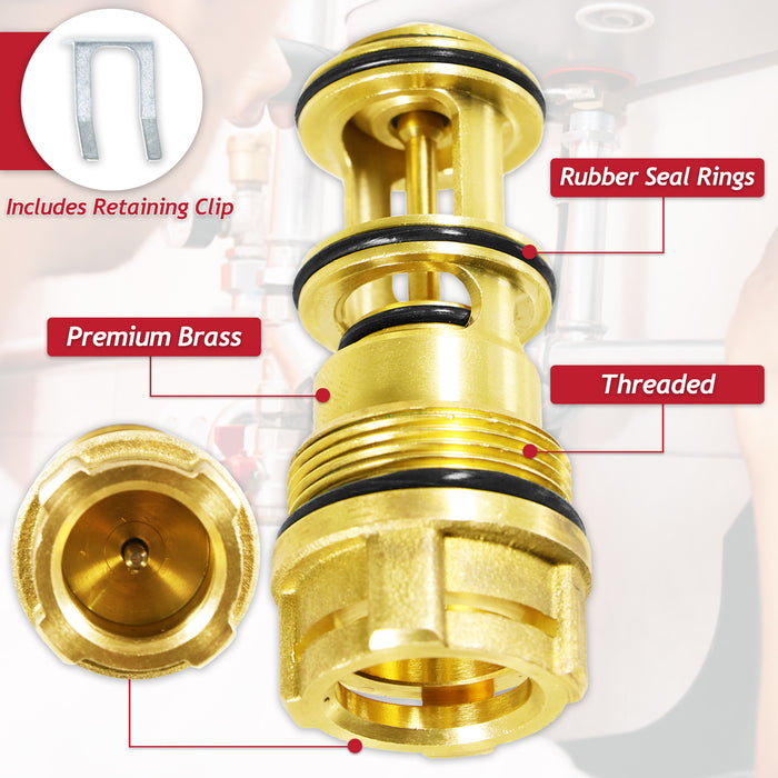 3 Way Diverter Valve Cartridge Kit for Baxi Duo Tec Combi Eco3 Luna3 Platinum Prime HT Boiler (711356900, 720003100)