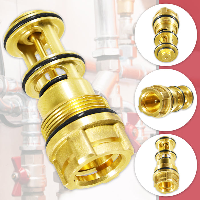 3 Way Diverter Valve Cartridge Kit for Baxi Duo Tec Combi Eco3 Luna3 Platinum Prime HT Boiler (711356900, 720003100)