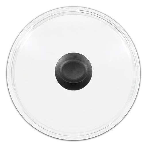 Glass Cookware Lid + Curved Handle Tempered Pan Pot Dish Cover Replacement Kit (30cm)