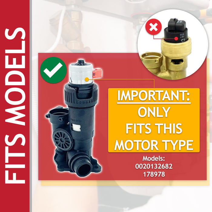 Diverter Valve Repair Cartridge for Vaillant ecoTEC turboTEC Plus Pro VUW Boiler (0020132682 / 178978)