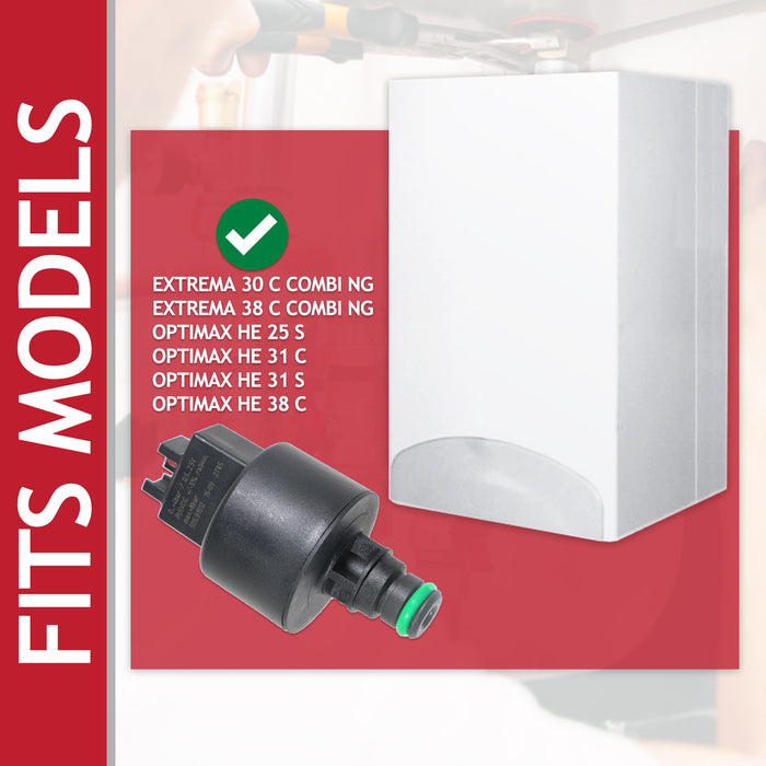 Low Water Pressure Sensor Switch for Ferroli Optimax Extrema Boiler (505.91512 / 39818770)