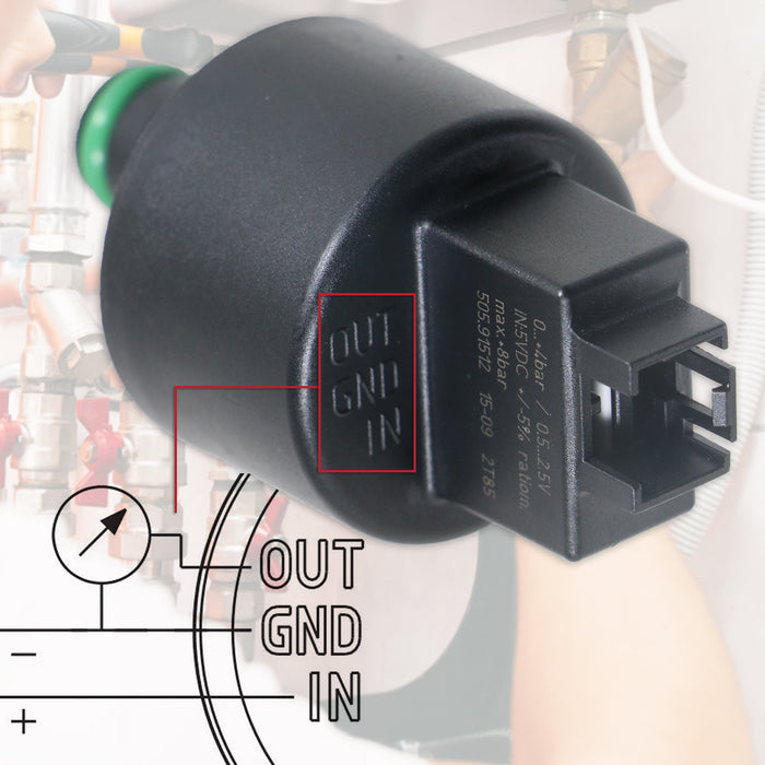 Low Water Pressure Sensor Switch for Ferroli Optimax Extrema Boiler (505.91512 / 39818770)