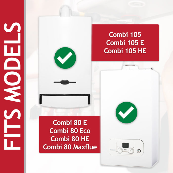 Diverter Valve Repair Kit for Baxi Combi 105 80 E HE Eco Maxflue Boiler (248061, 248062)